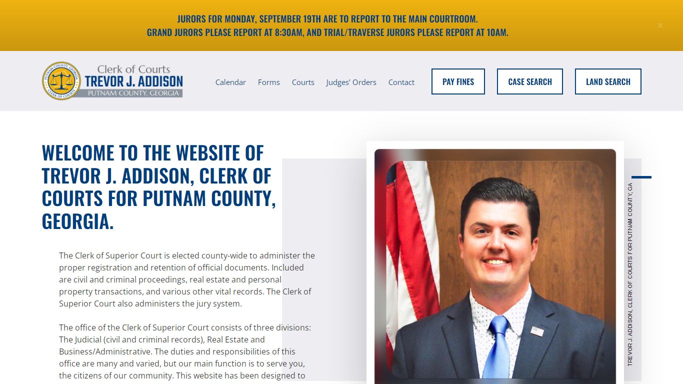 Home | Putnam County Clerk of Courts | Eatonton GA